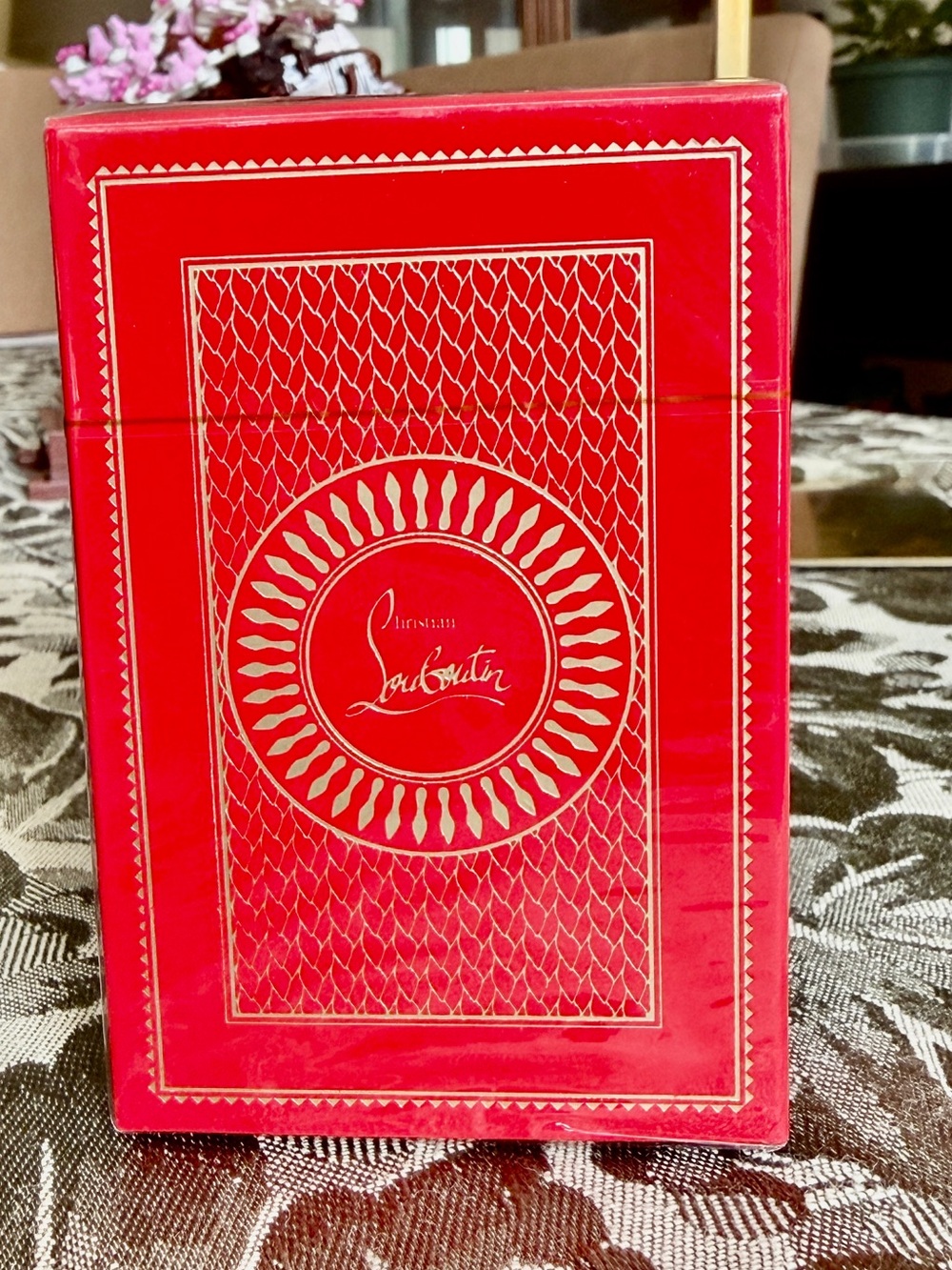 Rare, limited-edition Christian Louboutin playing card set NiB
